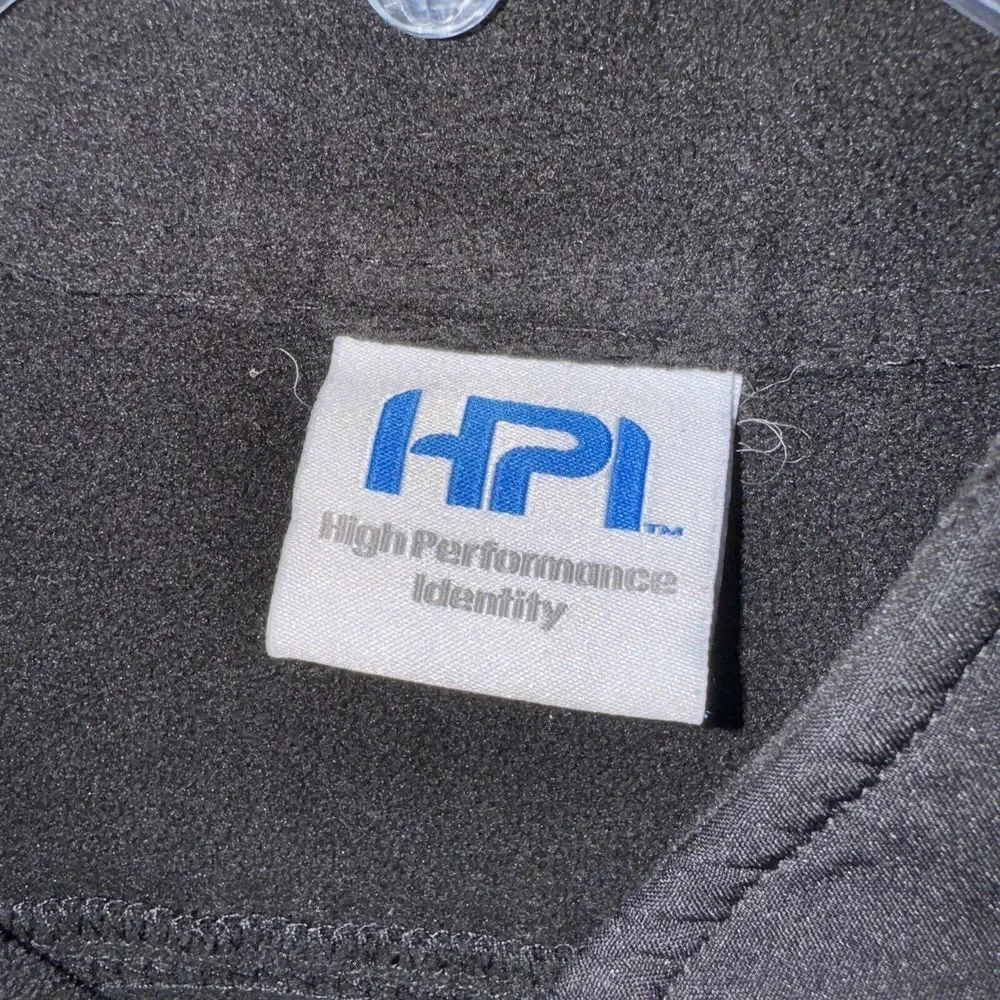 Top Golf HPI Direct Employee Mens Soft Shell Mock Neck Jacket Black Sz Medium